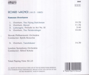 Richard Wagner - Famous Overtures - Img 2