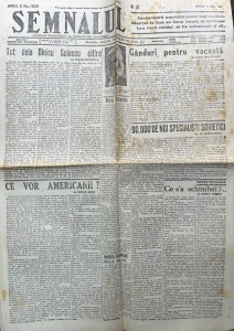 Semnalul. Cotidian independent al democratiei romanesti, nr. 1826, 9 iunie 1948