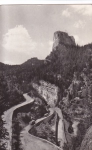 Serpentine in Cheile Bicazului (circulata 1966)