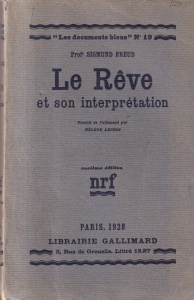 Sigmund Freud - Le Reve et son interpretation. Traduit de l'allemand par Helene Legros (1928)
