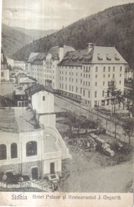 Sinaia. Hotel Palace si Restaurantul J. Ungarth (circulata 1949)
