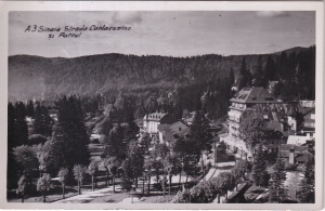 Sinaia. Strada Cantacuzino si Parcul (necirculata)