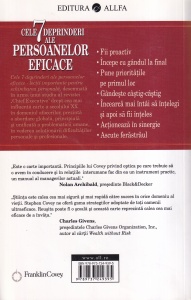 Stephen R. Covey - Cele 7 deprinderi ale persoanelor eficace. Lectii importante pentru schimbarea personala - Img 2