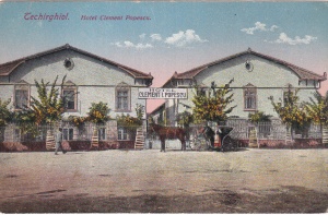 Techirghiol. Hotel Clement Popescu. (circulata 1922)