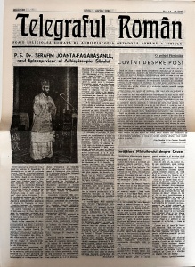 Telegraful roman, nr. 13-14, 1 mai 1990. Foaie religioasa editata de Arhiepiscopia Ortodoxa Romana a Sibiului