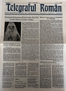Telegraful roman, nr. 9-10/1988, 1 martie 1988. Foaie religioasa editata de Arhiepiscopia Ortodoxa Romana a Sibiului