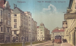 Timisoara. Piata Sfr. Gheorghe (1926, necirculata)