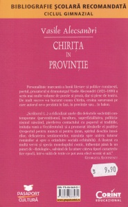 Vasile Alecsandri - Chirita in provintie - Img 2