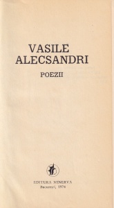 Vasile Alecsandri - Poezii - Img 2