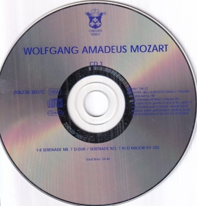 W.A. Mozart - Serenades No. 5-7, 9, 13 "A Little Night Music" (3 CD) - Img 5