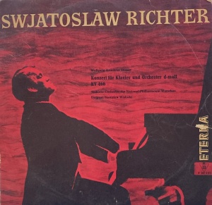 Wolfgang Amadeus Mozart – Konzert fur Klavier und Orchester d-moll KV 466. National-Philharmonie Warschau, dirigent: Stanisław Wislocki, Klavier: Swiatoslaw Richter