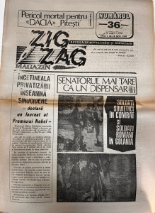 Zig Zag Magazin, nr. 36, 12-18 noiembrie 1990