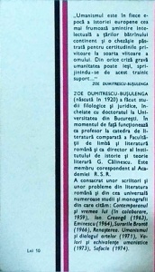 Zoe Dumitrescu Busulenga - Renasterea, Umanismul si destinul artelor - Img 2