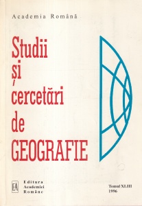 Academia Romana - Studii si cercetari de geografie, Tomul XLIII