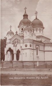 Alexandria. Biserica Sftii. Apostoli (interbelica, necirculata)