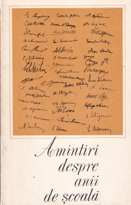 Amintiri despre anii de scoala