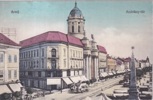 Arad. Piata Andrassy. (circa 1910, necirculata)