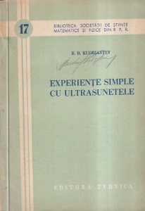 B. B. Kudriavtev - Experiente simple cu ultrasunetele