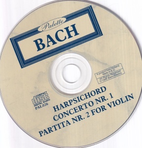 Bach - Harpsichord Concerto Nr. 1. Partita Nr. 2 For Violin - Img 3