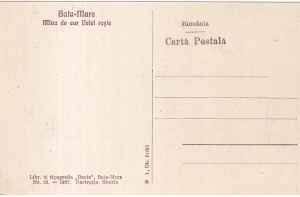 Baia-Mare. Mina de aur Valei rosie (necirculata, 1927) - Img 2