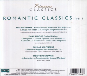Balakirew, Albeniz, Saint-Saens, Moskowski - Romantic Classics, Volume 1 - Img 2