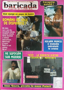 Baricada. Prima publicatie independenta din Romania, nr. 35, 30 august 1994
