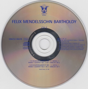 Bartholdy – Violin Concerto In D Minor. String Symphonies No. 1,2,8,10 (3 CD) - Img 4