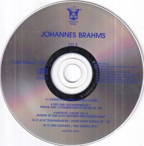 Brahms – German Requiem Op. 45. Vocal Works (3 CD) - Img 4