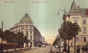 Bucuresti. Bulevardul Carol I (circulata 1908)