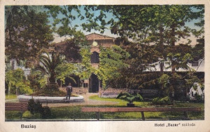 Buzias. Hotel Bazar szalloda (circulata 1930)