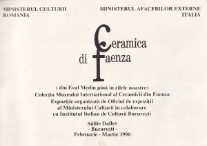 Ceramica din Faenza ( din Evul Mediu pana in zilele noastre ) - Img 2