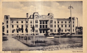 Constanta. Gara Maritima (circulata 1944)