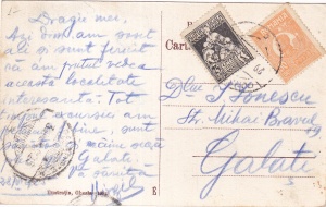 Constanta. Vederea Bulevardului cu Cuzino vazut despre Mare (circulata 1925) - Img 2