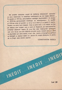 Constantin Noica - Istoricitate si eternitate - Img 2