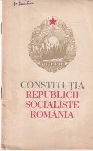 Constitutia Republicii Socialiste Romana