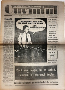 Cuvantul, nr. 35, 25 septembrie - 1 octombrie 1990