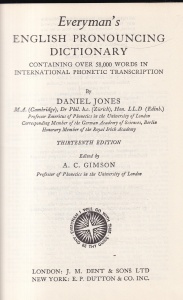 Daniel Jones - Everyman's English Pronouncing Dictionary - Img 2