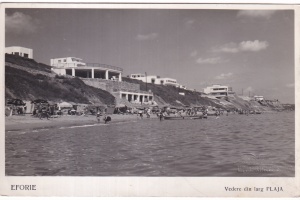 Eforie. Vedere din larg Plaja (necirculata)
