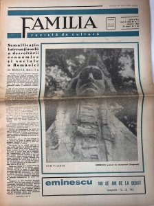 Familia. Revista de cultura, nr. 1, ianuarie 1966