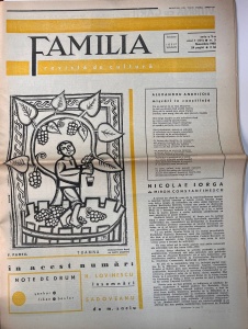 Familia. Revista de cultura, nr. 3, noiembrie 1965