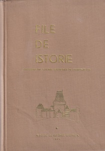 File de istorie. Culegere de studii, articole si comunicari. Muzeul de Istorie Bistrita 1971