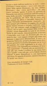 Friedrich Nietzsche - Sull'utilità e il danno della storia per la vita - Img 2