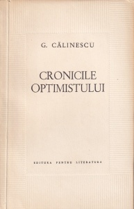 G. Calinescu - Cronicile optimistului