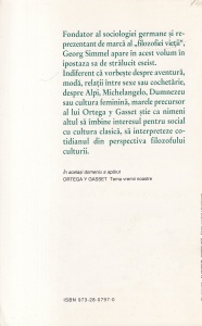 Georg Simmel - Cultura filozofica. Despre aventura, sexe si criza modernului - Img 2