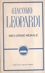 Giacomo Leopardi - Mici opere morale