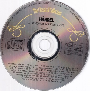 Handel - Ceremonial Masterpieces (lipsa coperta fata)