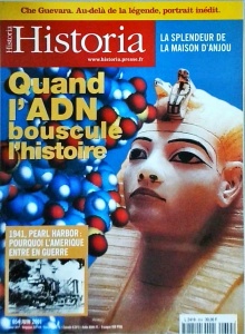 Historia, 654 / juin 2001. Quand l'Adn bouscule l'histoire