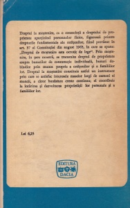 Ioan Zinveliu - Dreptul la mostenire in Republica Socialista Romania - Img 2