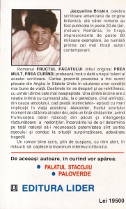 Jacqueline Briskin - Fructul pacatului - Img 2