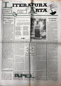 Literatura si Arta. Saptamanal al Uniunii Scriitorilor din Modova, nr. 34, 23 august 1990